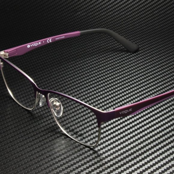 Vogue Women's Plum and Silver Eyeglasses! - Picture 1 of 4